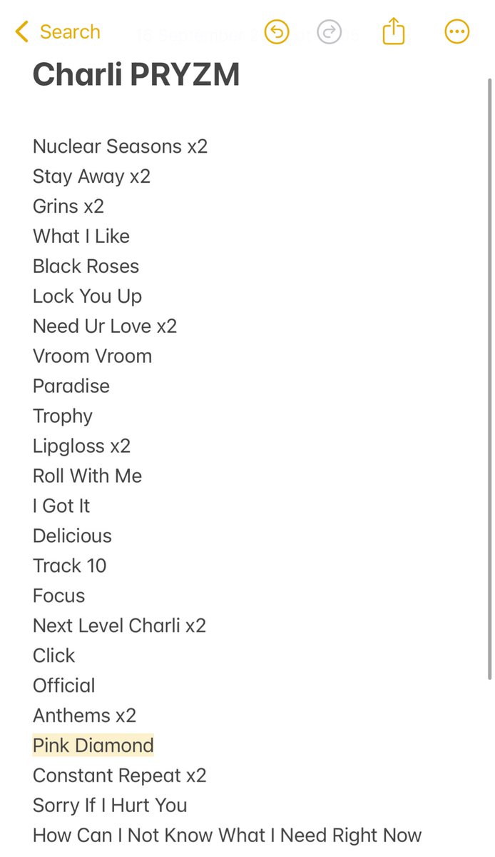 flamencolambada's tweet photo. Charli performing all of this in one night in 2022 was perfect but now unfortunately when I see £90 for arena standing I just don’t see what I’d get out of that experience when I’ve had THIS https://t.co/c21lleqwwl
