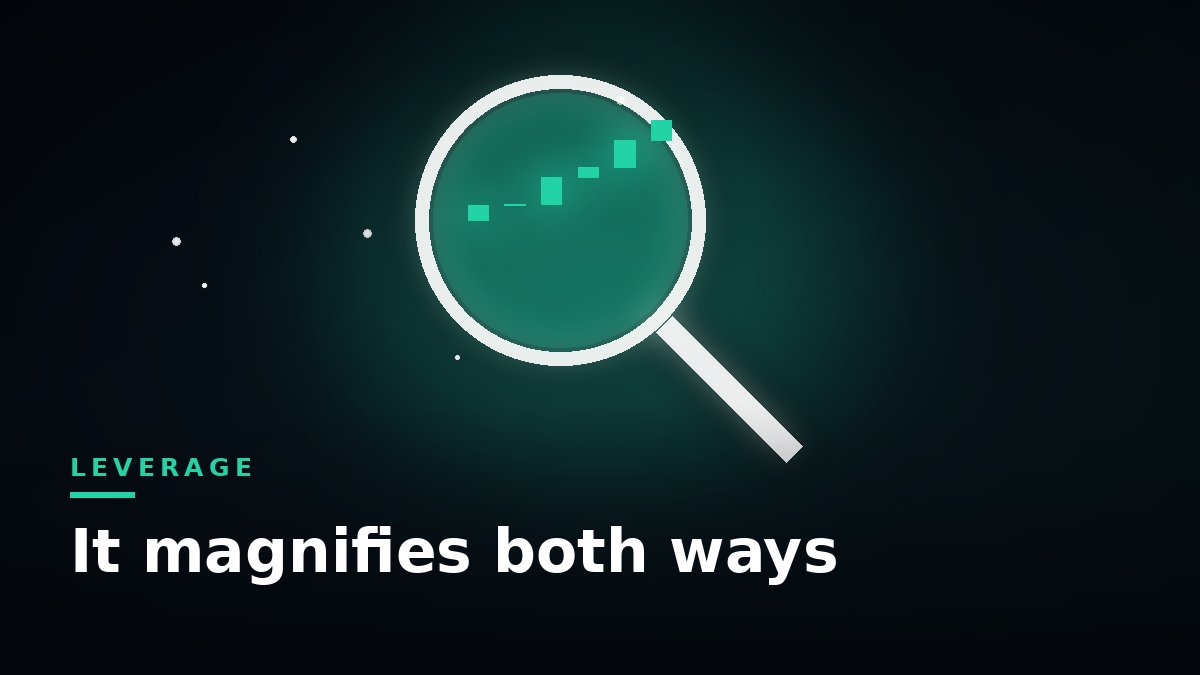 sah_menz's tweet photo. Leverage is a magnifying glass — it doesn't just enlarge profits, it enlarges mistakes. Use it like a scalpel, not a sledgehammer. 📸 (leverage risk visual)
#Forex #Leverage #RiskManagement #TradingTips #SahMenz https://t.co/EWKVbrxBiC