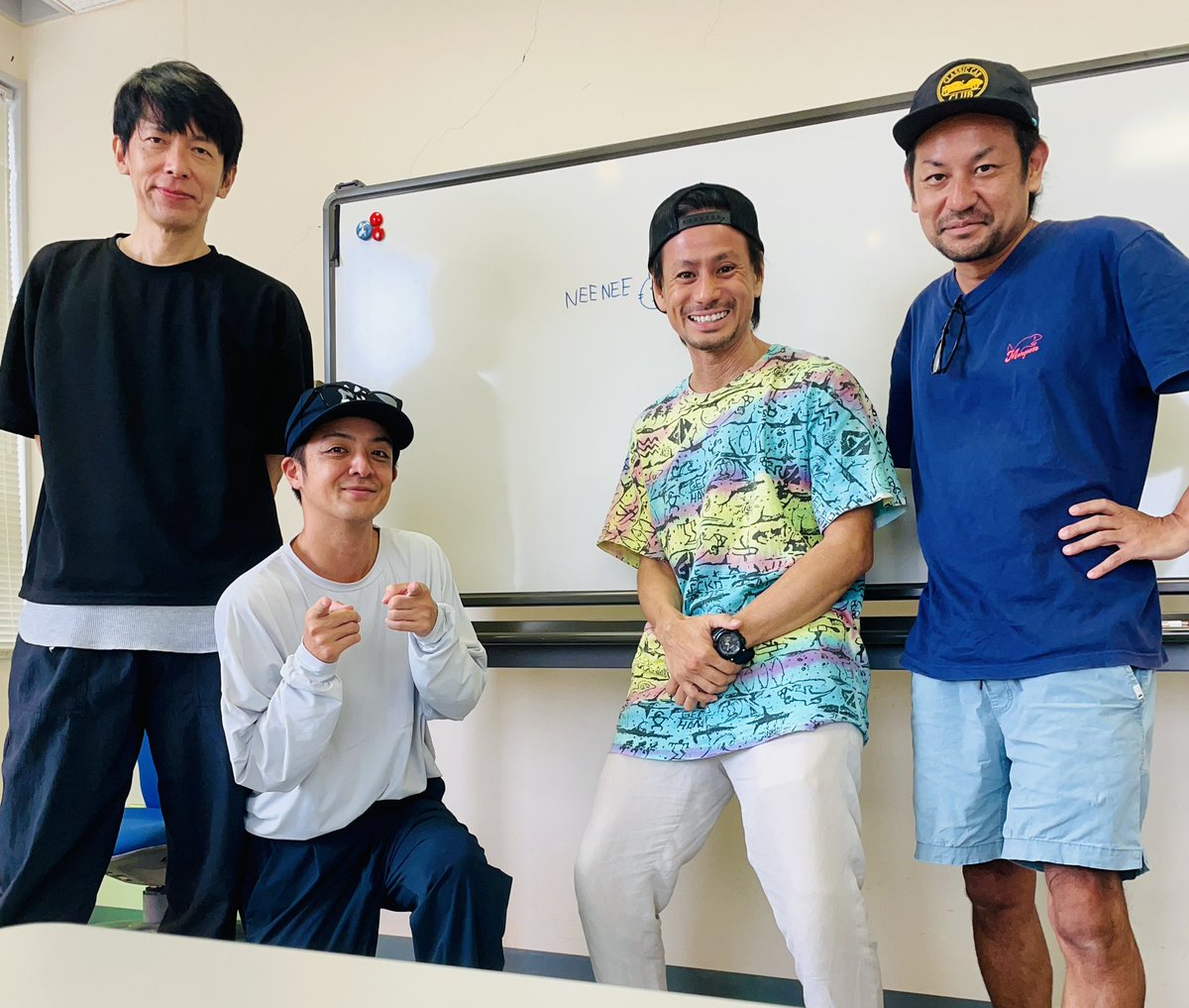TetsushiDisko's tweet photo. 【NEENEE続報】久しぶりにメンバー揃った（そして打合せをした） https://t.co/m890wQRUXe