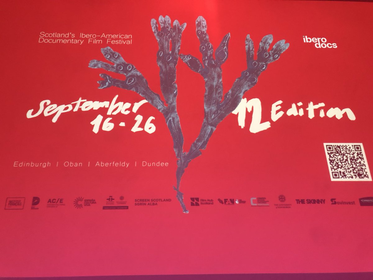 PaillerSte94881's tweet photo. Opening event of the 12th edition of @IberoDocs festival 16-26 September. Series of documentaries on resilience, solidarity and community @ifecosse @ifru_london @FranceintheUK @NataliaForesti_ @cgfEdimbourg @InstCervantes @IFParis https://t.co/zTDR5oJAlW