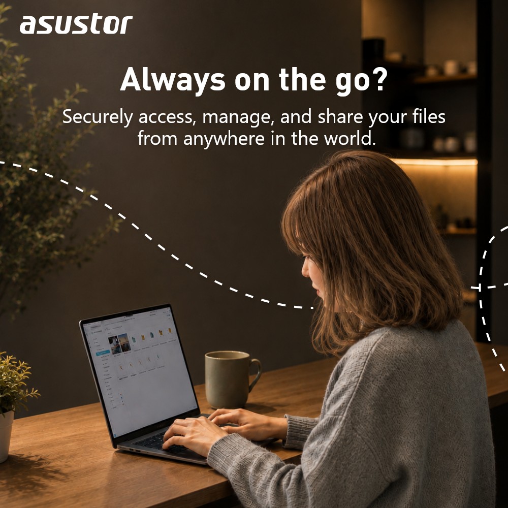ASUSTOR's tweet photo. 🌏 Always on the go? Your files can go with you.

Whether you’re traveling, working remotely, or simply away from home, ASUSTOR NAS keeps your files within reach.

🌟 Securely access your data
🌟 Manage your files with ease
🌟 Share files from virtually anywhere in the world https://t.co/RnFg6tpY8z