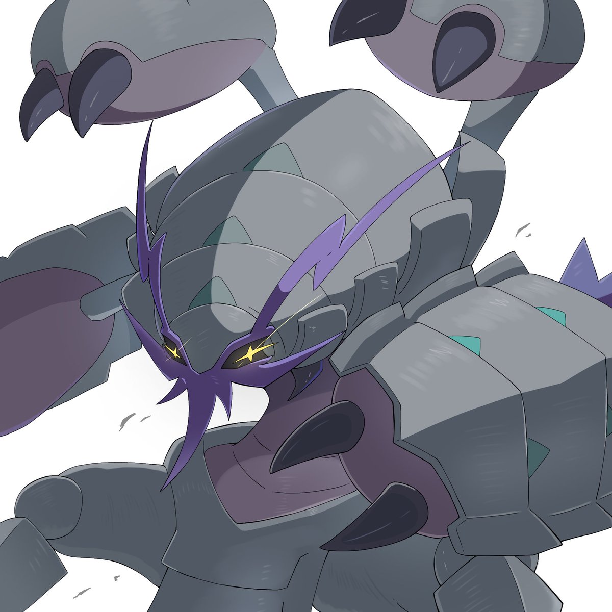 Kickhopper123's tweet photo. メガグソクムシャ  Mega Golisopod https://t.co/DnkJRlmiIp