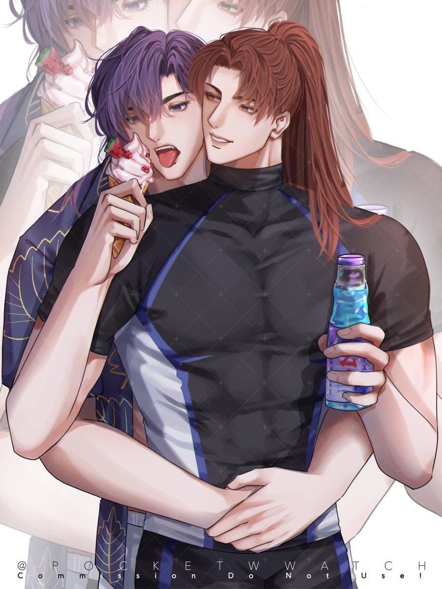 pocketwwatch's tweet photo. Comms result for @steamd_buns 
Thank you sm for purchasing! 💜🤎 https://t.co/DLKI8LFWen
