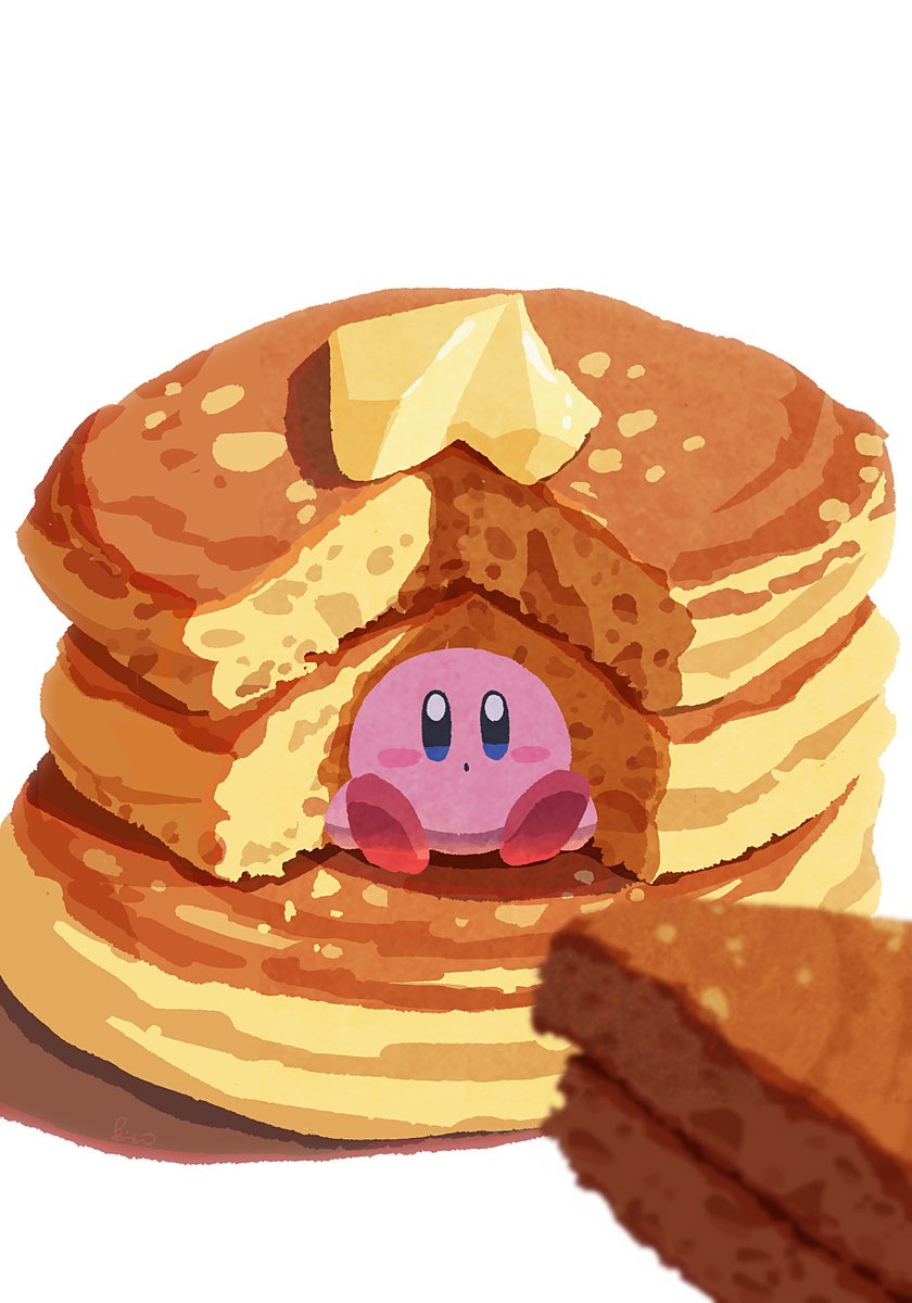 Ara_love_kirby's tweet photo. 🥞🥞🥞 https://t.co/aZKiy4U18d