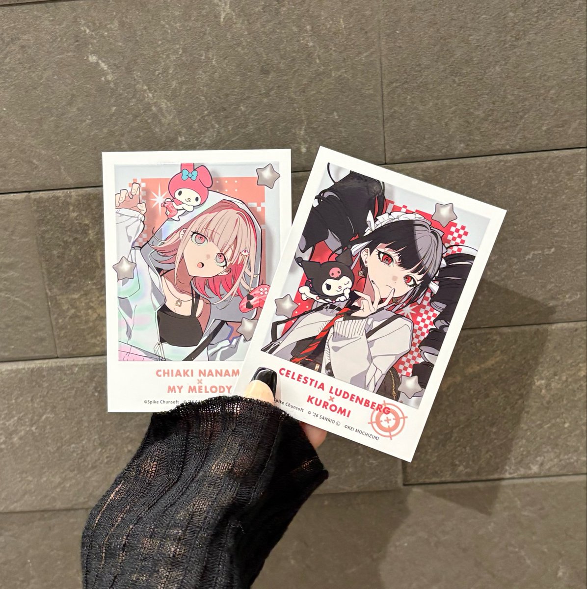 cyl_xU's tweet photo. サンリオロンパ初日、ロンパ焼き駆け込み
カード神引きすぎ❤️‍🔥❤️‍🔥かわいい〜〜
特典、狛枝と目が合った瞬間さすがに笑った https://t.co/34YUHqhWAR