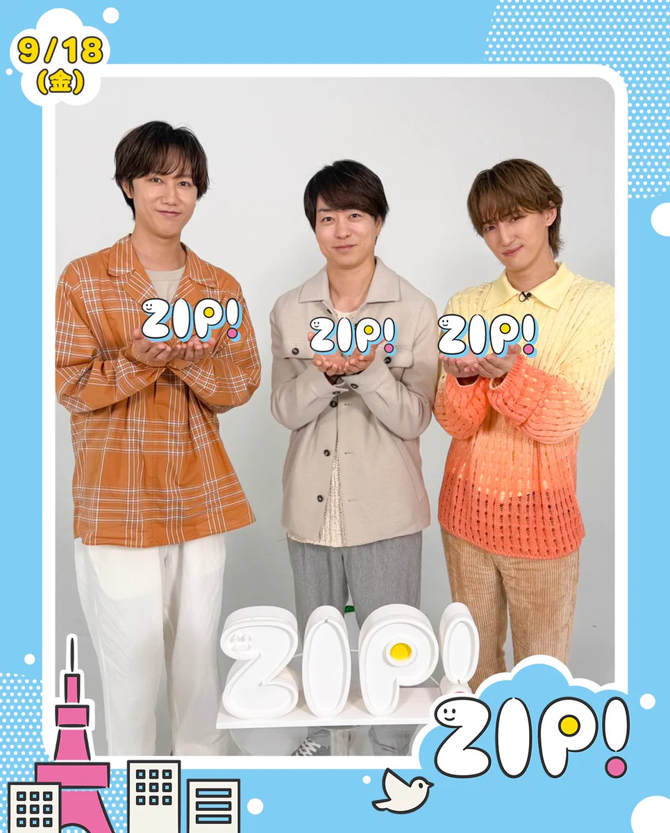 ZIP! 【公式】 on X: 