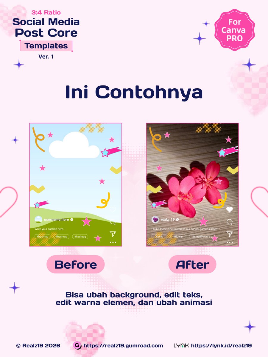 Realz19graphic's tweet photo. Ini contoh perubahan templatenya setelah diedit ya...
#zonauang #zonajajan #templatecanva https://t.co/FDZVdChHwP