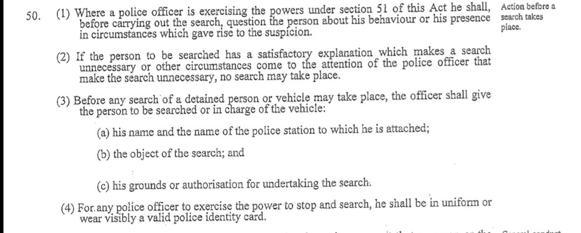 EBOY_REAL's tweet photo. Section 50 sub 3 of the Nigeria Police ACT !
Police officer should tell you his name and the police station he/she is attached to before searching you .
even the reason for the search
#police #law #knowyourright https://t.co/vSwAqZ5uPE