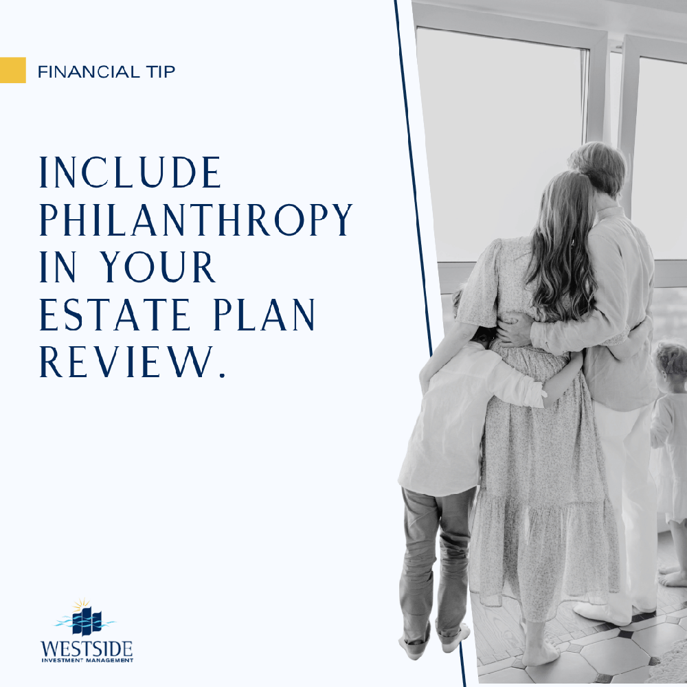 westsideim's tweet photo. Reviewing charitable intentions alongside estate documents may help keep your legacy objectives on track. Visit https://t.co/IFzQo9I3a3 for guidance. https://t.co/xxE2kdwXmy