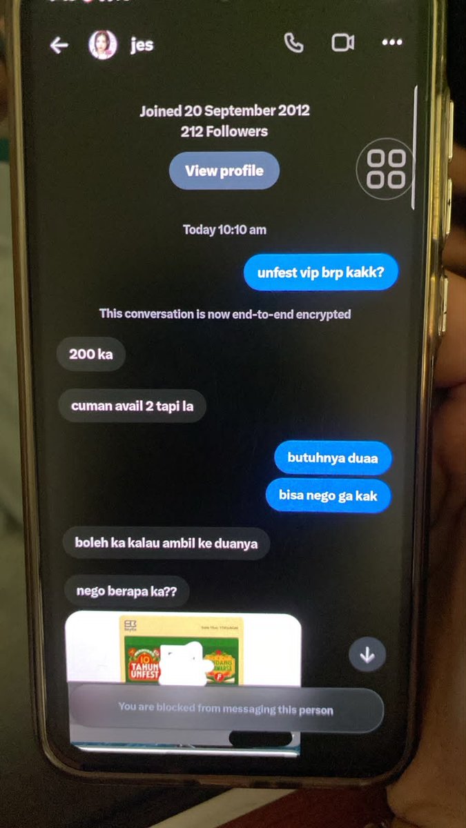 voldemorthere's tweet photo. ‼️ HELP RT ‼️
twitter please do your magic

🚨 DIDUGA PENIPU / SCAMMER 🚨

KENA SKEM TIKET KONSER ANYINGGGG

an RAHAYU NABILAH RACHM https://t.co/qulbUzYroH