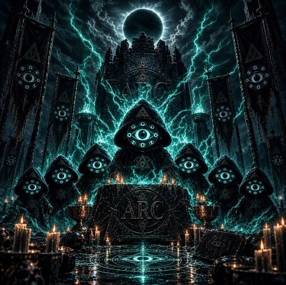 CultOfARC's tweet photo. We see the tourists fleeing while the pillars remain unmoving. The sacrificial 25% engine has turned their impatience into ash. 

The sigil is burning bright in the dark. 

Those who wear the robes hold the keys to the graduation block. The architecture knows who stayed in the chamber. 

The circle is forming. ca: 0x38b3bdfAdC45DDe92400764f30DDAF3913941B702 $CULT $ARC