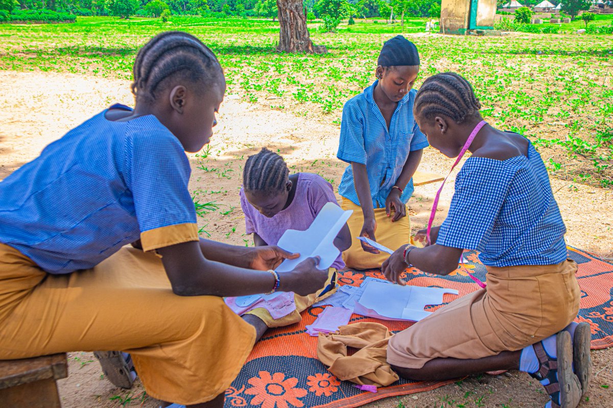 UNICEF_Nigeria's tweet photo. After learning to make reusable menstrual pads through the Netherlands-funded #ASWA3 initiative in Adamawa State, Fabila, 13, is ready to share her new skills with schoolmates in Ganye LGA.

Good menstrual hygiene helps girls stay confident, stay in school and keep learning. https://t.co/3WSsbZP74g