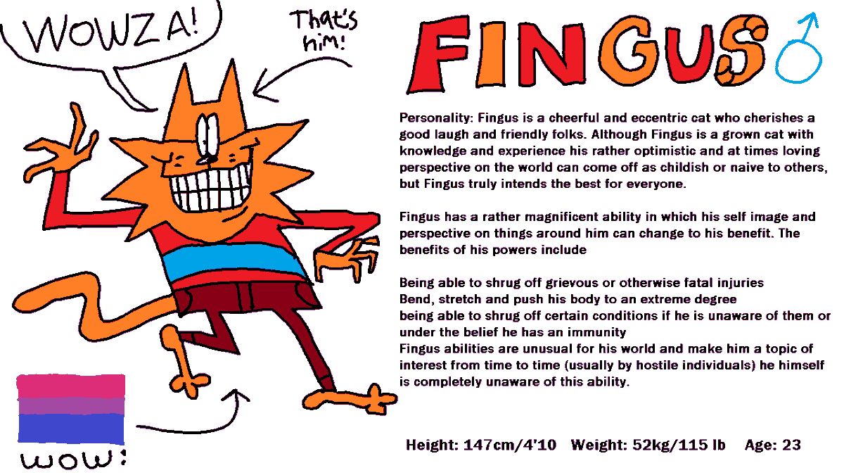 DrGravyJones's tweet photo. for my birthday I'd like to see fanarts of my Fingus characters https://t.co/KP2RRMqz4e
