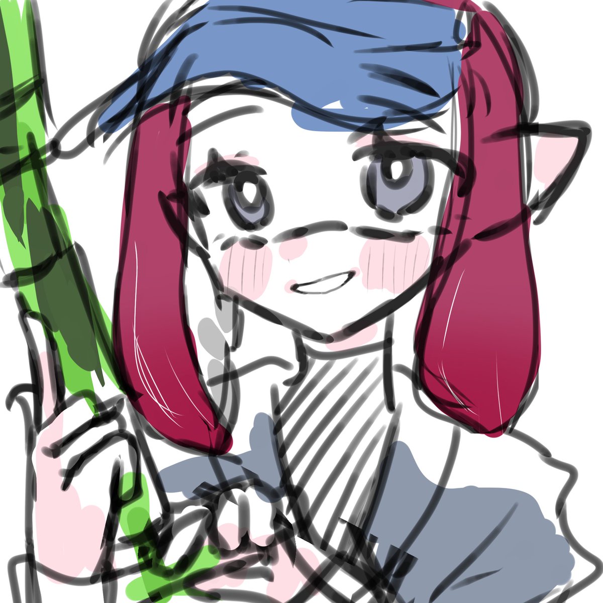 yuran_mm's tweet photo. @wa_qll_xx からラフを描いたのですが、ここをこうして欲しい！などの修正点はありますか…？ https://t.co/ARms5DBHsi