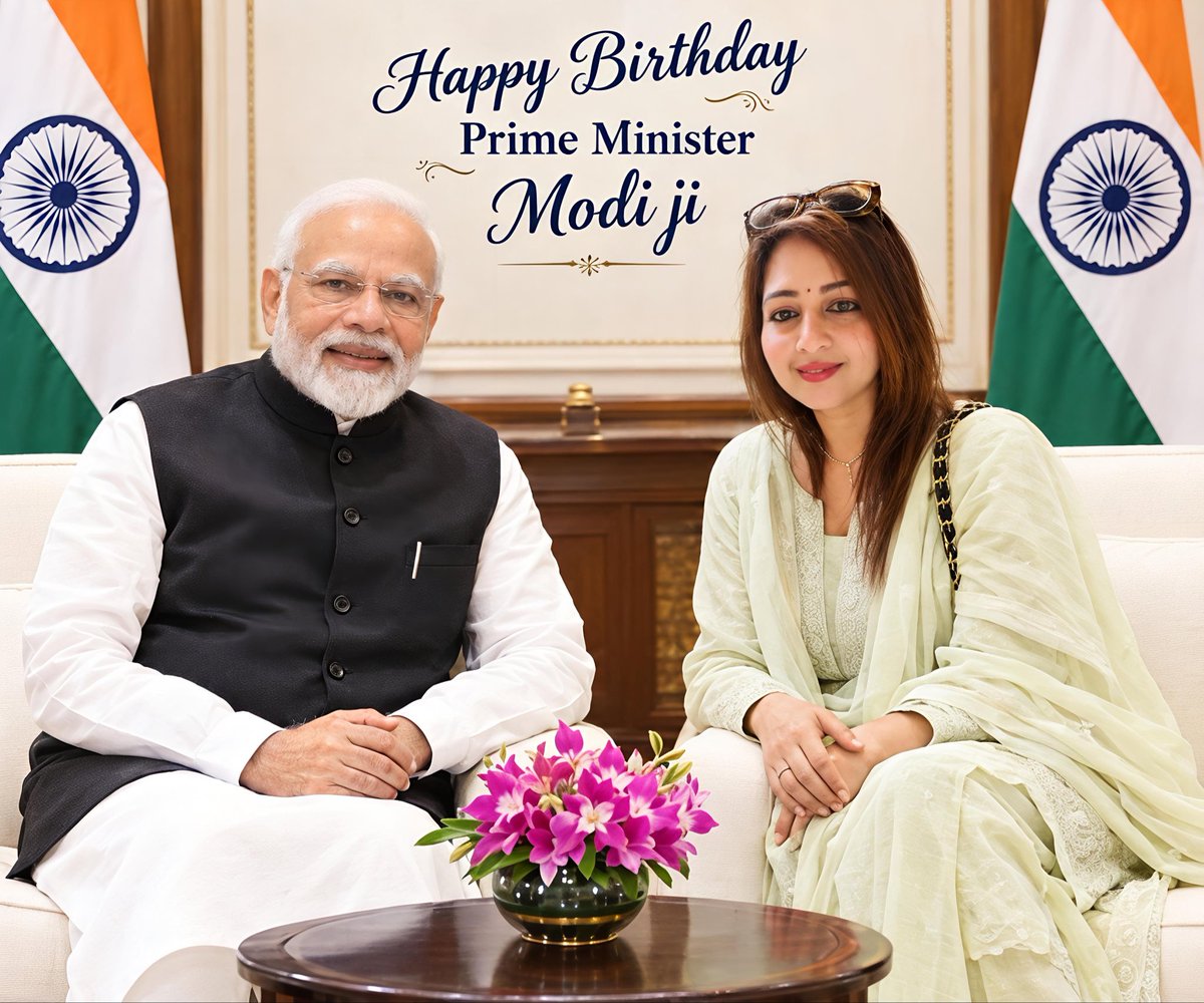 Gracious_Gouri's tweet photo. Respected my PM @narendramodi ji HAPPY BIRTHDAY to you 🙏 🪷
मोदी जी को जन्म दिवस की ढेरों शुभ कामनाएँ 💐
२५ साल तक हमारे देश भारत की सेवा आपने एक दिन भी छुट्टी लिए बिना हमारे देश को विश्व में सर्व श्रेष्ठ बल शाली बनदिया है🙏 🇮🇳 @PMOIndia
#HappyBdayModi
#AvaadaWishesModiji https://t.co/z0Do3P3zuV