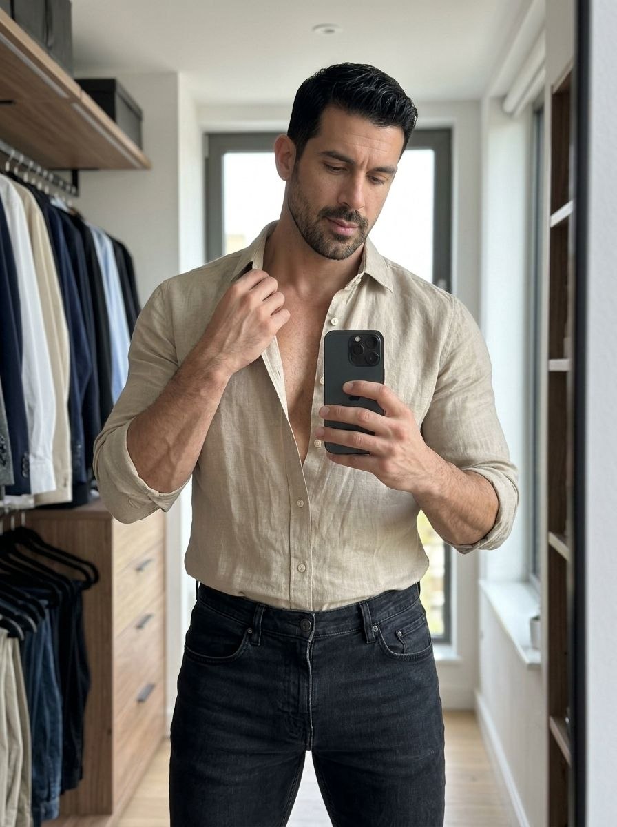 Ryan_Thompson09's tweet photo. Quiet confidence, timeless style, and a moment captured in its simplest form. The best impressions often come from natural details and effortless looks.

#ModernStyle #DailyMoments #ClassicLook #LifestyleVibes #ConfidenceStyle https://t.co/Tt0zA36CYR