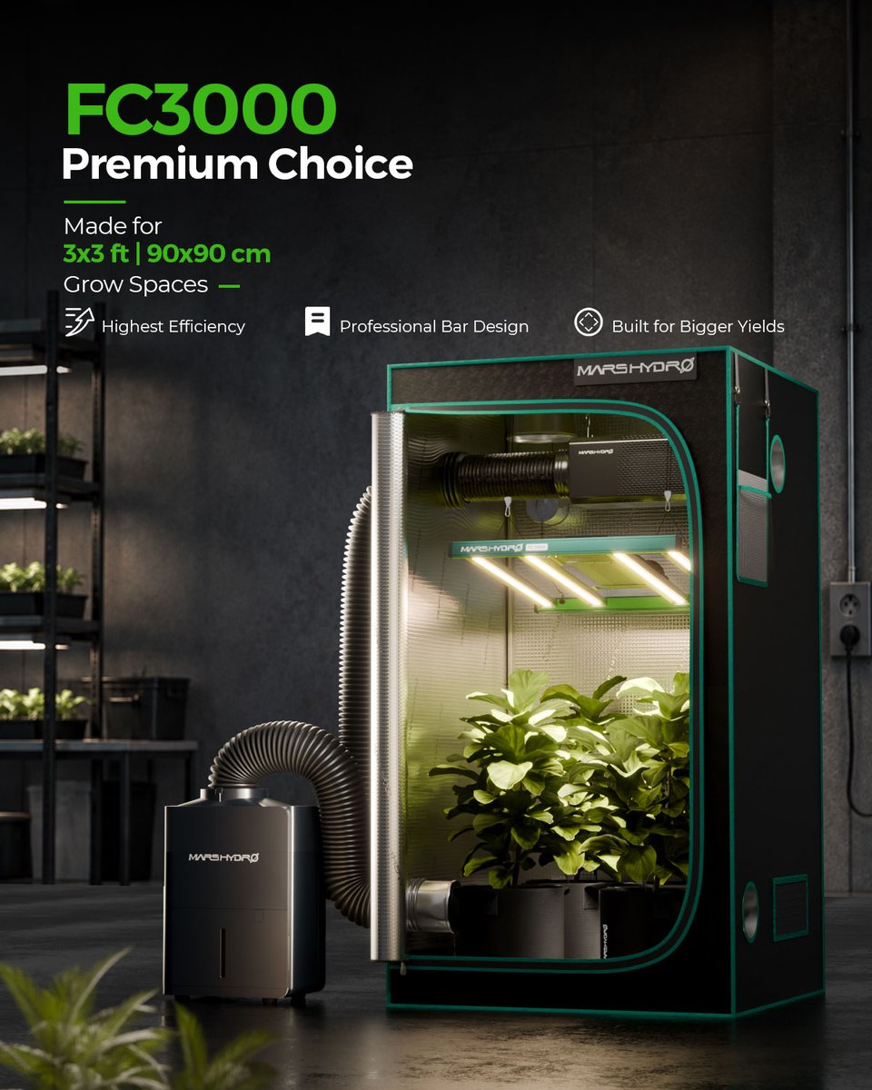MarsHydroLight's tweet photo. Not every 3×3 grow light is created equal. 💡🌱

For a 3×3 ft space, these 300W options offer different ways to light your grow:

🌱 TSW2000 — Beginner-friendly
⚡ FC-E3000 — Great balance of value &amp; coverage
🔥 FC3000 — Premium performance

Which one fits your setup? https://t.co/mEaZLYrwEW