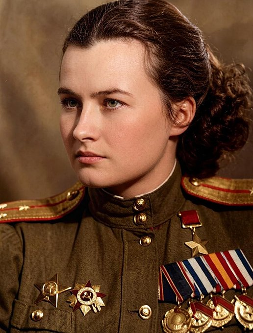 JamesGoblin6's tweet photo. You'll never hear of her in the West, for she killed so many "victims of communism": Natalia Meklin - a pilot of the U2 biplane, one of the notorious "Night Witches" as fascists named them in fear - 980 missions, dropping total of 147 tons(!) of bombs on Nazis. Hero of the USSR! https://t.co/wSP4gXSNVm