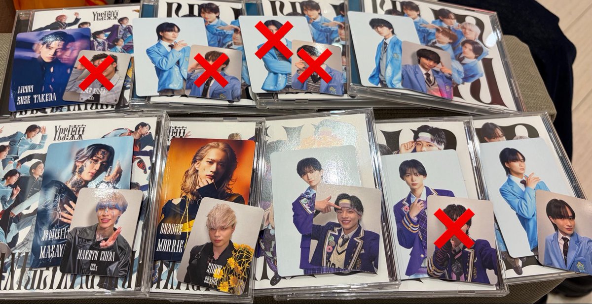 infj_t08's tweet photo. 【交換】EBiDAN 15周年 CD Yes!東京
タワレコ特典トレカ ミニトレカ

譲：画像（桜木、MORRIE、SHOW、中村、千田、山本、近藤、高岡、武田）

求：ハル、小泉光咲、志賀李玖、竹野世梛、森田璃空(同種同士優先）

郵送希望です
お気軽にお声がけください☘︎⋆˙ https://t.co/cD4piyxb32