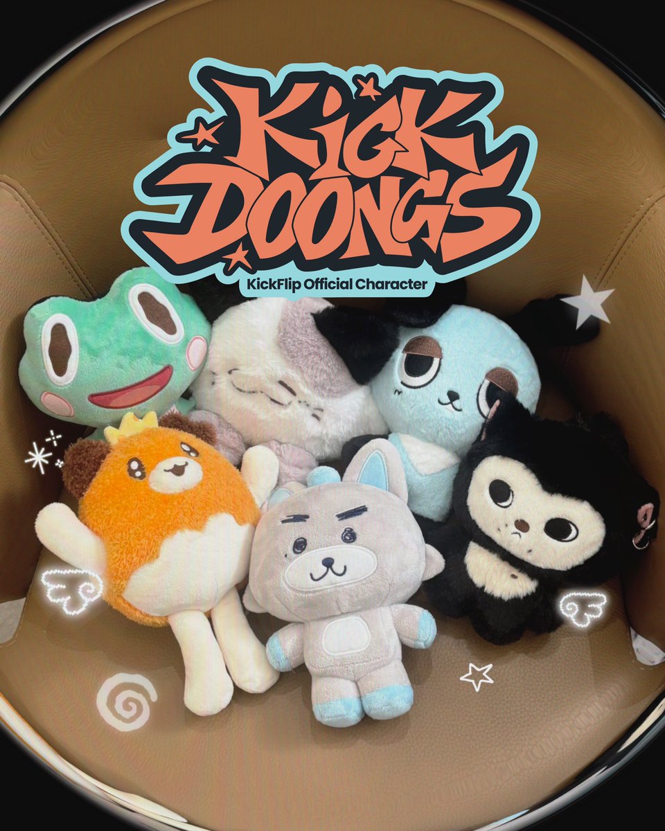 pearl_ju_'s tweet photo. 260917 19:02:19 @kickflip_jype
KickFlip x KICKDOONGS 🛹💥
킥둥쓰 인형을 들고 있는 킥플립 멤버들의 모습을 확인해보세요!
🦊🐸🐹🐺😺🐰🗨️
#KickFlip #킥플립
#KICKDOONGS #킥둥쓰
#주왕 #Juwang https://t.co/X832U93gQh