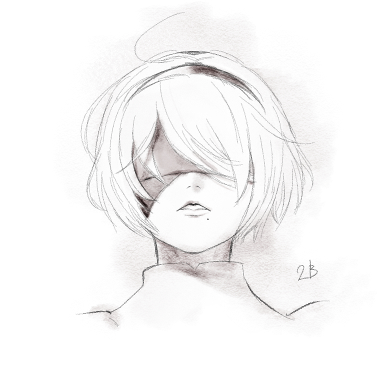 sofukau_m's tweet photo. 可愛く描けたからこっちにも載せちゃお
Blueskyで貰ったリク。ペルリさんと2B。2Bはリクじゃないど。 https://t.co/w2OECiuqa4