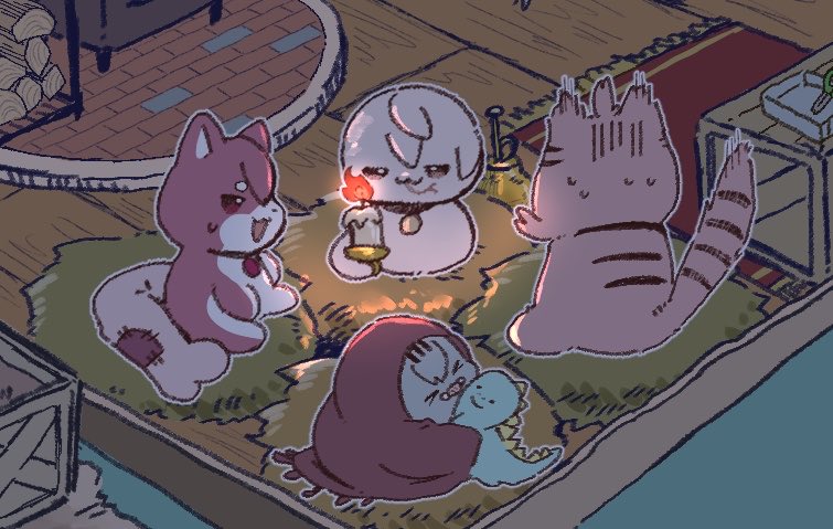 moromoro_296's tweet photo. 昼食と怪談 https://t.co/OsT3JNsQR6