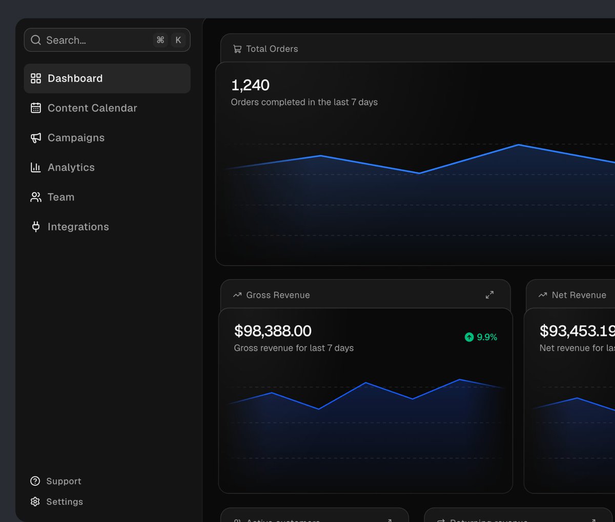 efferdco's tweet photo. Investors and users judge your product by its dashboard—don't make it look default.

Modern, polished @shadcn dashboard blocks designed to look like a top-tier SaaS product. Copy the prompt directly into Cursor.

Upgrade your dashboard UI 👇 https://t.co/ETjJ45PreO