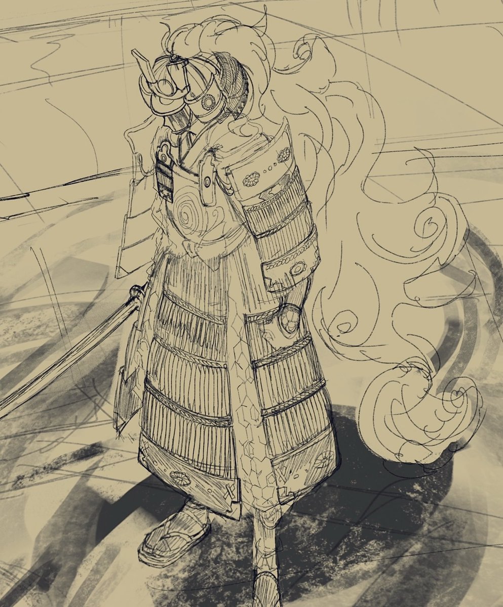 _Yu_suke_Yu_'s tweet photo. 今描いてる絵の下書き✏️ https://t.co/jg4MY9mpmR