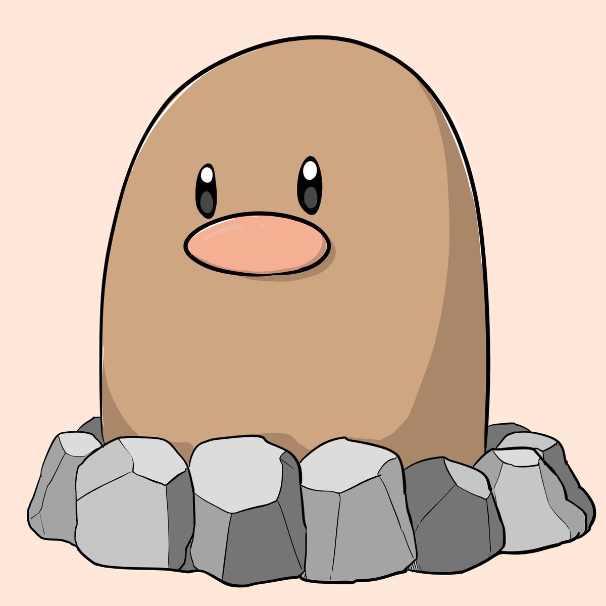 mainichidhiguda's tweet photo. 【1587日目】シンプルなディグダ
#ポケモンイラスト https://t.co/2grbzJSTMs