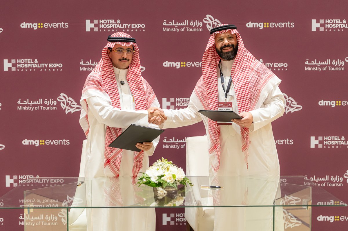 HHExpoSaudi's tweet photo. A five-year commitment to Saudi-made hospitality.

Defaf Hospitality and RMR Company signed an MOU to strengthen local sourcing and support Saudi-made room amenities across hospitality projects.

📅 15 – 17 September 
📍 RICEC

🎟️ Register: https://t.co/dLIjNMbbjc

#HHExpoSaudi https://t.co/nfyKQOcJlY