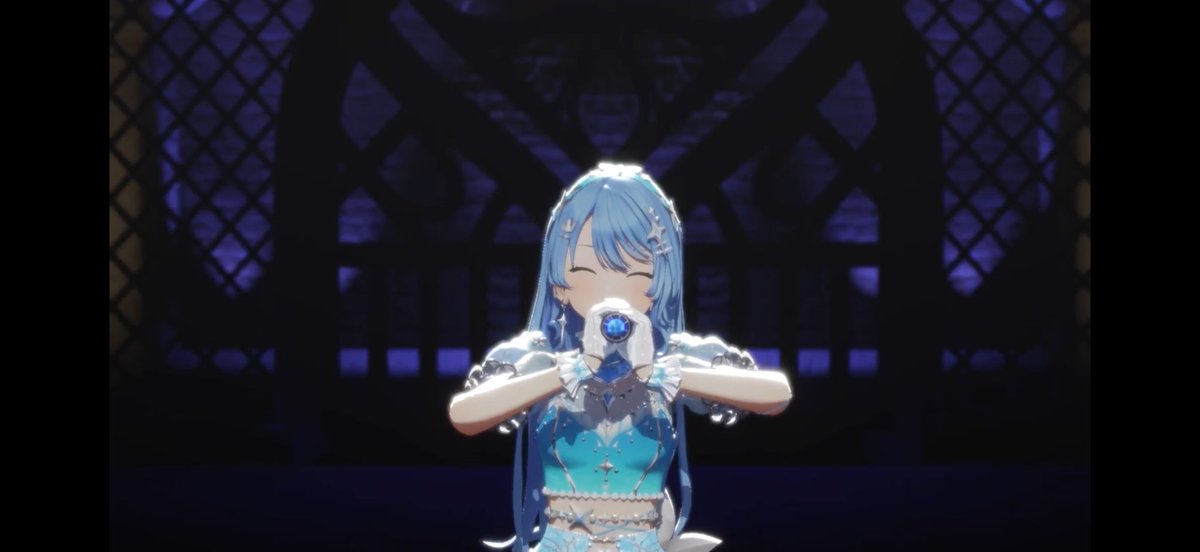 micomet032235's tweet photo. ミニスカ衣装！
すいちゃん「こちら、みんなが待望のミニスカートバージョンです！｣
星詠み「かわいいー！！」
すいちゃん「可愛すぎる……このお姿でもポーズとりたいよね、まいりますわ。バチコン！左でもバチコン！真ん中でバチコン！」
星詠み「ふぅーー！かわいいー！」
 #きらめくほしまち https://t.co/fKAY4KHAUD