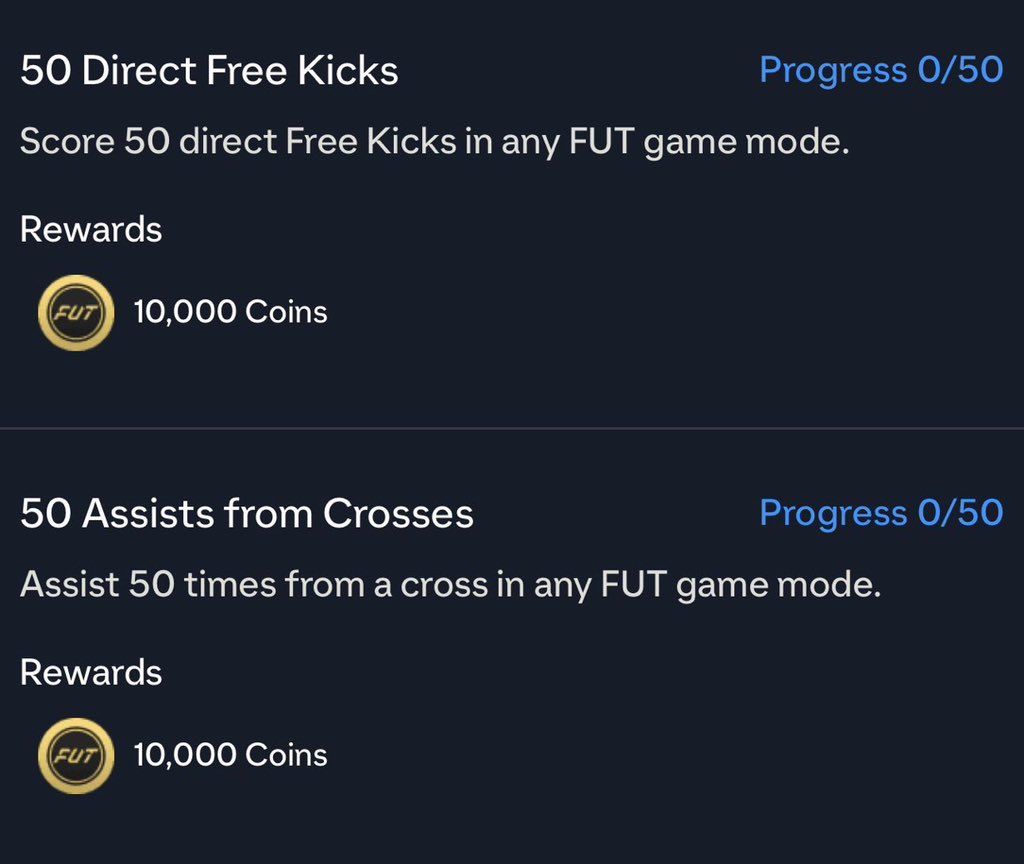 eafc_shop_'s tweet photo. 🚨How to get FREE 20k coins on #FC27🚨

1. Score 50 Free Kicks
✅You can easily do it on Moments mode. Also get Moments rewards

2. Assist 50 times from Crosses
✅You can very easily do it on Squad Battles amateur difficulty. Max 2-3 games

🔖 Bookmark and Save📌 for tomorrow https://t.co/PKzHxb5xnd