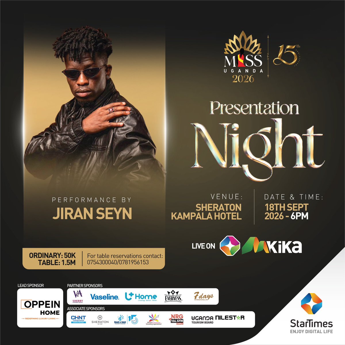 JiranSeyn's tweet photo. Secure your tickets! 🦈🗞️
@MissUgOfficial https://t.co/WhPWS8pV5S
