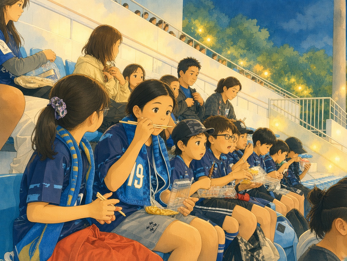 FC_BANDE_PLUS's tweet photo. 🟦━━━
#ACLTwo 観戦⑤🏟️
                  ━━━🟦
2026.09.17

全員無事に到着し試合もキックオフしました🔥
#共闘 https://t.co/ZtidJH16Z6