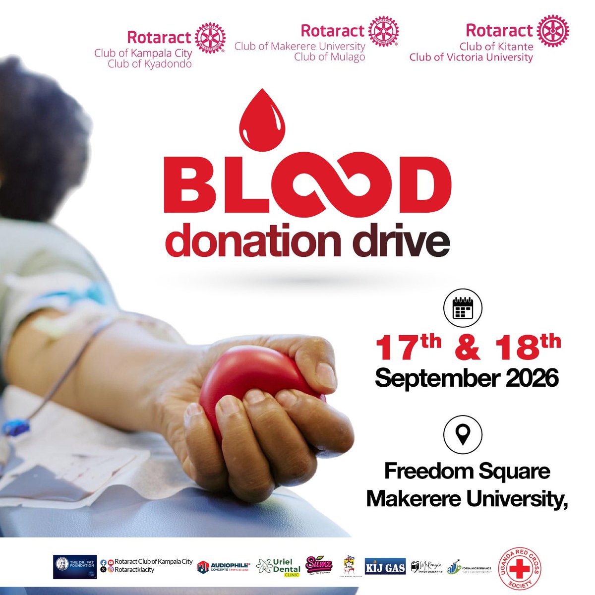 RotaractKlaCity's tweet photo. 🩸Today’s the Day!

Roll up your sleeves and help save a life❤️
Do join us for this very important cause. 

Donate blood. Give hope. Save lives. https://t.co/ygWUXG618p