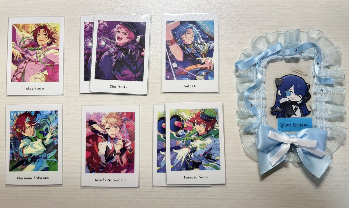 oyu_torihiki_'s tweet photo. 【交換/譲渡】あんスタ ぱしゃっつ P.A.shots!! Vol.6 Action

[譲]画像参照
[求]同弾A奏汰＞異種奏汰 ご希望額+送料

郵送交換、初回リトリン必読
1枚目は交換のみ
お声掛け重なる場合3枚目含むもしくは複数枚のお取引の方を優先します。
お気軽にお声掛けください🙇‍♀️ https://t.co/UkG75QuzNS