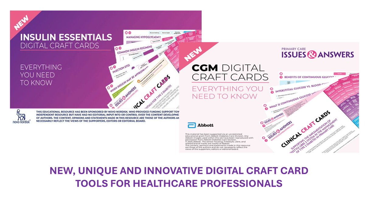 PCIssuesAnswers's tweet photo. #HCPs, could our new digital memory aide tools help you with #CGM and #Insulin initiation and management? FREE to download with all the info you need, accessible from one resource. Join @PCIssuesandAnswers today and get your sets  https://t.co/uth83H1Fd9
@DNStudentNurse @Gpnsnn https://t.co/tttADG8qwS