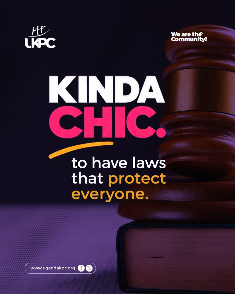 UKPC_UG's tweet photo. Kinda chic when legal protection has no exceptions for key populations. https://t.co/7CjFGWTFig