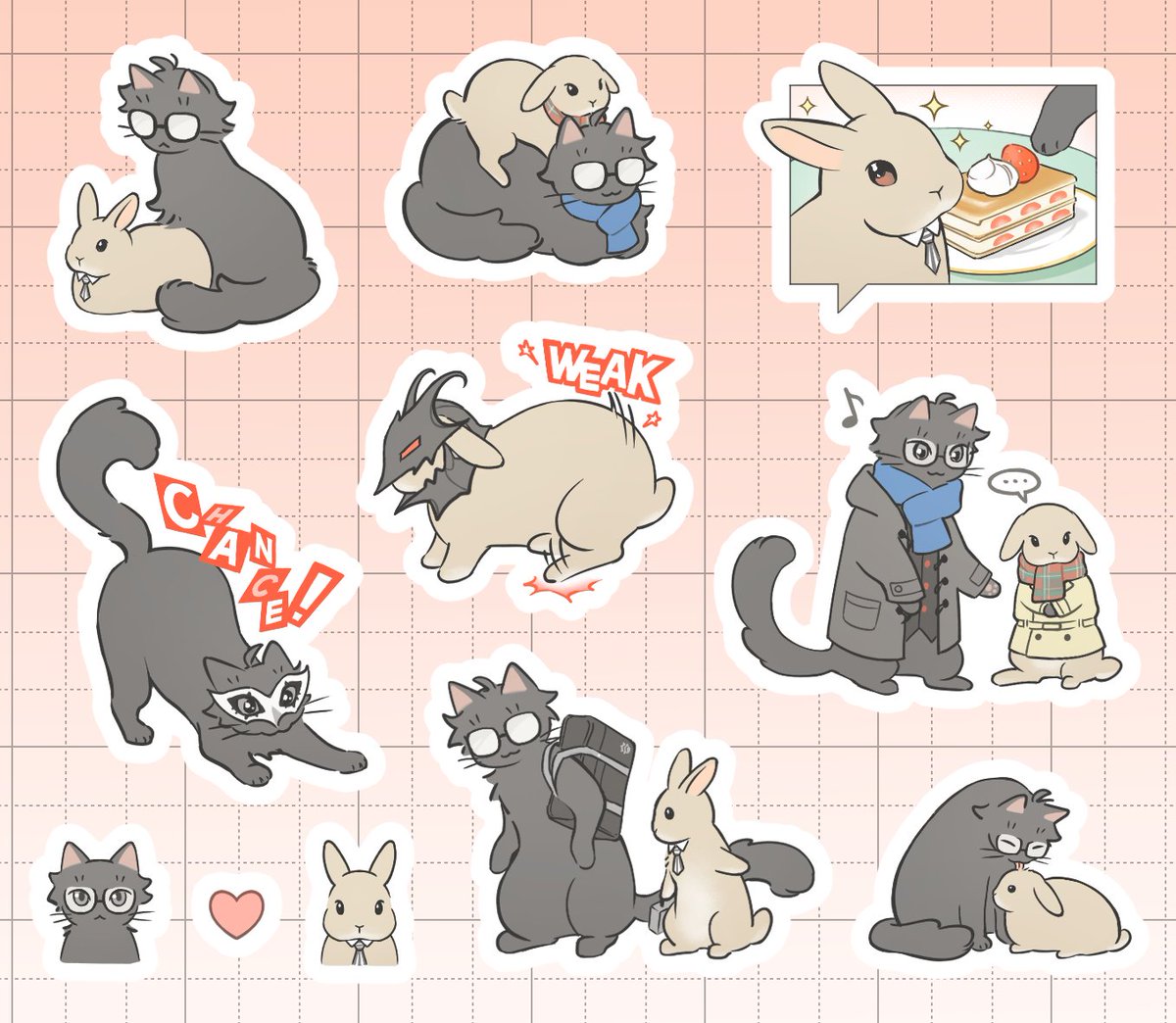 anearofrice's tweet photo. ☕🥞 🐱🐰 https://t.co/INfJEnAUwu