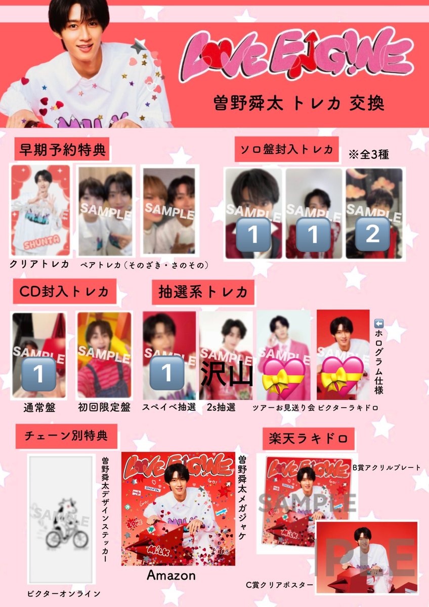 s2ak02r's tweet photo. M!LK LOVE ENG!NE トレカ 交換

【譲】画像🔢

【求】オントー未使用シリアル＞曽野💝

20日ロッキン手渡し＞名古屋手渡し＞郵送
オントーシリアル優先で求めております
心当たりある方DMまたはリプお願いいたします

#MlLK譲 #MILK求 #MILK交換 https://t.co/Egzhh4blG2