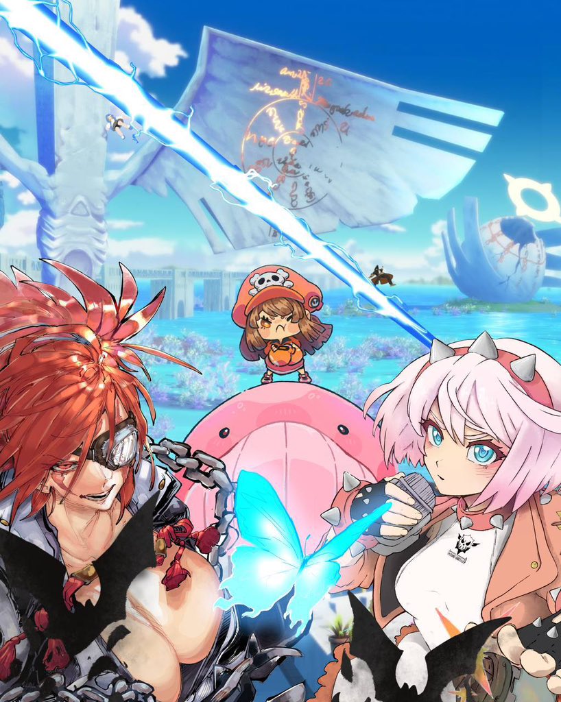 Arma_d1o's tweet photo. It’s about time that I’ll start posting here

#guiltygear #elpheltvalentine #baiken https://t.co/FBy3hjboUz
