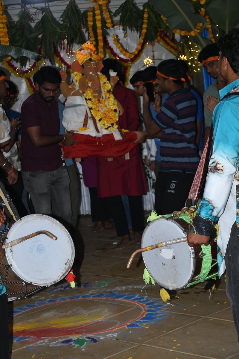 IIITB_official's tweet photo. A glimpse into the Ganesha Chaturthi celebrations!
IIIT-Bangalore Celebrated Ganesha Chaturthi from 14-16 September 2026 at both Ecity campus and Extension Campus.
A special thank you to our organizing committee for bringing such great energy to the festival.
#IIITB #GaneshaChaturthi #GaneshaChaturthi #FestivalVibes