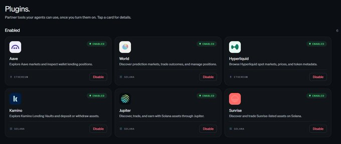 LOAY8s's tweet photo. @moonpay @aave @HyperliquidX @sunrise @JupiterExchange @kamino @PayBox There are currently 6 plugins available on PayBox, and each one lets you do something different.

I’m breaking down what you can do with all 6 plugins in this thread, so you know exactly what’s available when using PayBox with ChatGPT, Grok, or Claude. https://t.co/a1C9VO0dmW