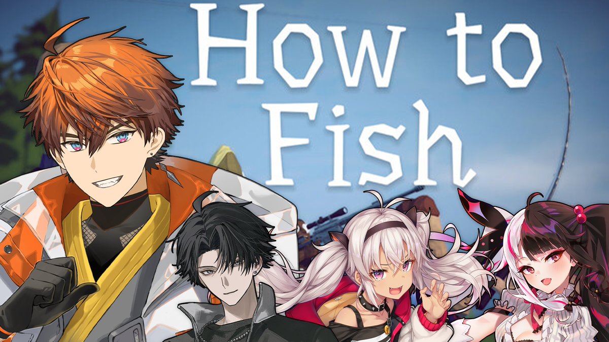 Kitami_Coolguy's tweet photo. 【How to Fish】激しめの魚釣りWith夜見さん 、魔使さん、大地【北見遊征/にじさんじ】 https://t.co/SiMSqJevJO @YouTubeより 
20時から魚釣りします！！ https://t.co/YuBDLjAyQl