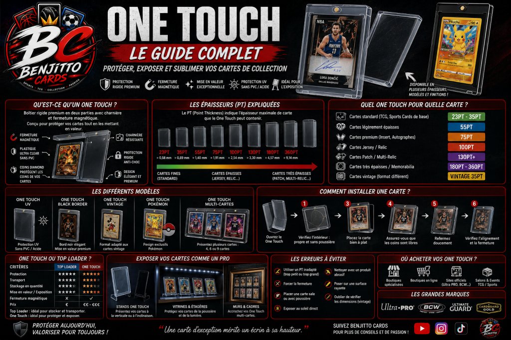 Benjitto's tweet photo. One Touch : le guide complet pour protéger et exposer ses cartes de collection

https://t.co/2O4T3wJkUC

#Supplies #TCG #TradingCards #SportsCards #Hobby #UltimateGuard #UltraPro https://t.co/BELVaMfSxd