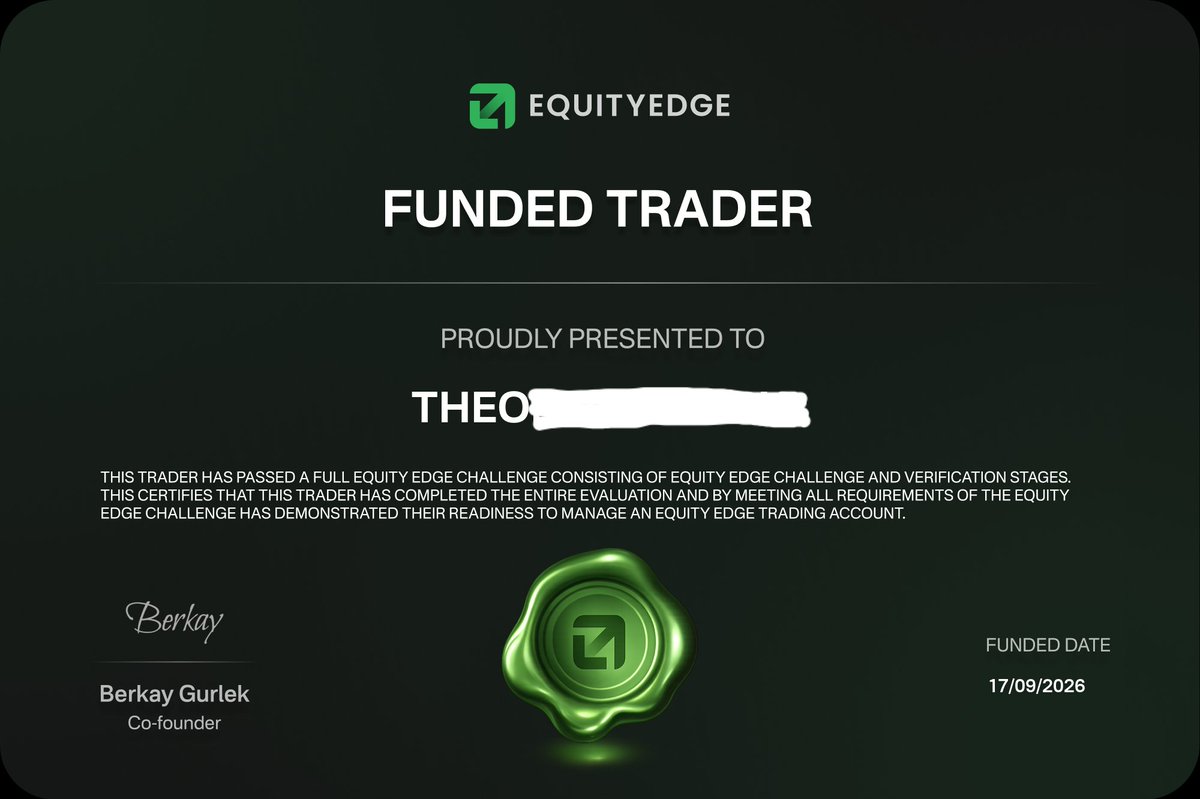 TheoFX_PNG's tweet photo. Just got my funded account🎉🎊.

Thankyou @EquityEdgeUK https://t.co/BOO6cA80u9