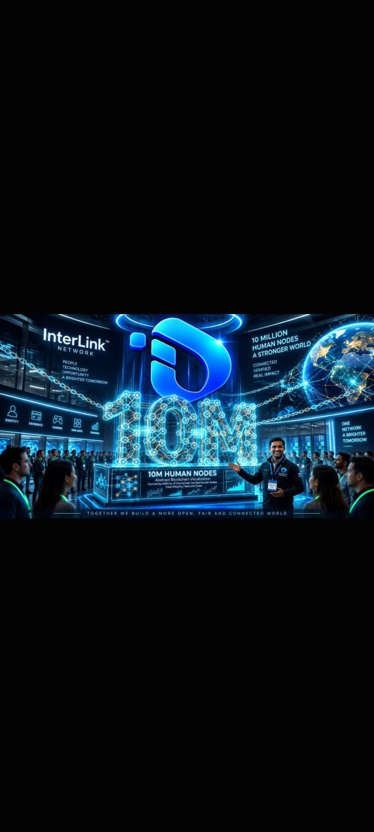 Pulusugopi37's tweet photo. 10M Human Nodes — Create an abstract blockchain visualization where human nodes form the number “10M.”
#InterLink #ITLG #ITL https://t.co/FlPEtJHeXh