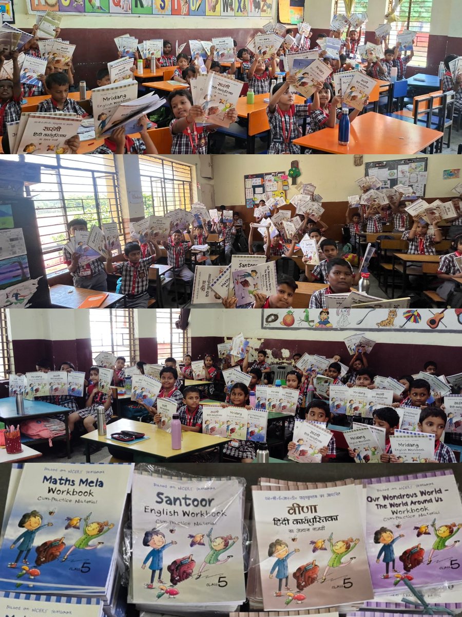 KendriyaNo2's tweet photo. 📚✨Workbook Distribution

A step towards enriching learning! Workbooks were distributed among students of Classes I to V, supporting engaging, activity-based, and joyful learning.📖

#WorkbookDistribution #JoyfulLearning  #KVS #PMShriSchools #LearningByDoing
@KVS_HQ @KVSROBBSR https://t.co/MBxkCZHDeE