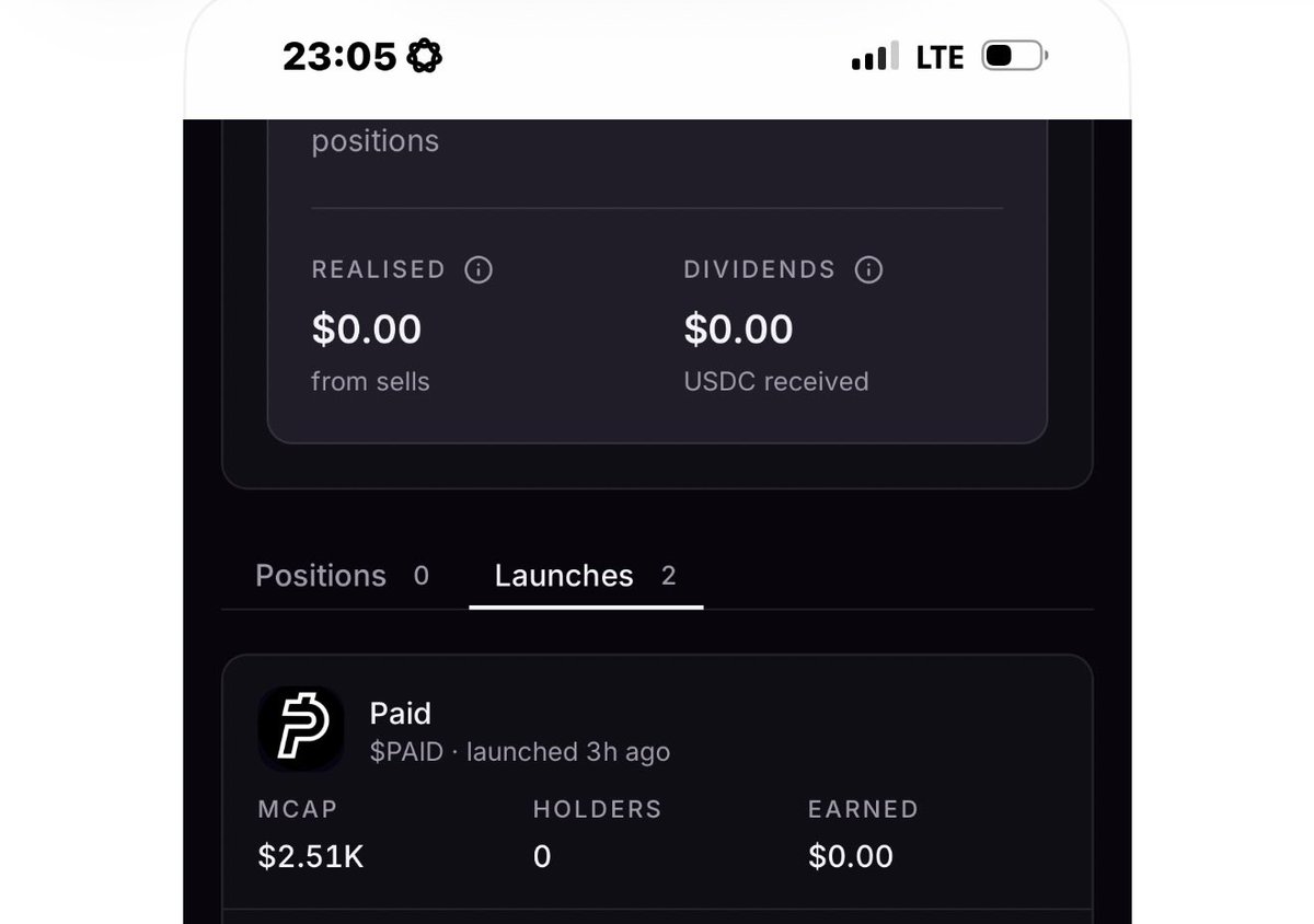 princeofweb3's tweet photo. I think the problem might be from @Arguspad , maby too much traffic is affecting tokens showing data in real time 

I launched a token even after 10 hours I didn’t see any buys or creator fees till this morning 15 hours later , when snipers bought immediately I launched 

So I advise you launch and wait some time , if after 10 hours then you know no actual buys came in.
