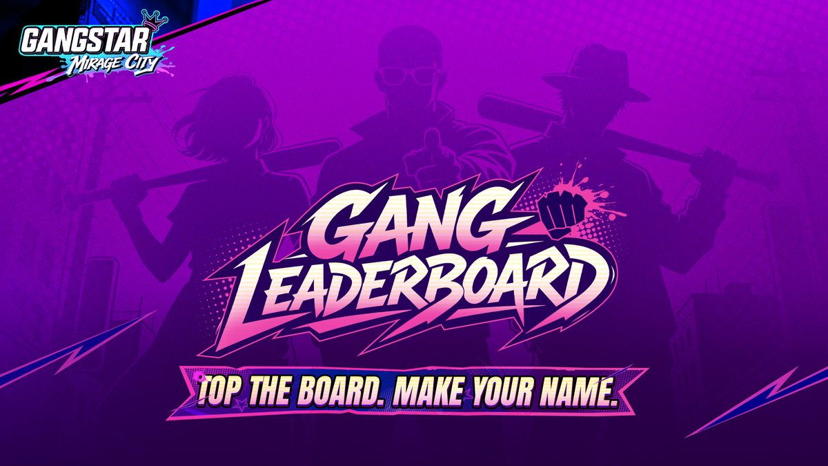 GangstarMCPK's tweet photo. 🔥 GANG LEADERBOARD LIVE HO GAYA HAI!

Apna tola banao. Apne jigar logon ko ikatha karo. Ranks par kabza karo!

Leaderboard par apni jagah ke liye phadda karo aur sath sath kadak rewards unlock karo. 👀

Board ke top par aao. Apna naam banao!

👉 Event join karo: Link bio mein hai!

🎮 Abhi Download Karein: https://t.co/iTJ6NPcOVL

💬 Discord Join Karein!

#GangstarMirageCity #Gangstar #GSTMC #OpenWorld #GSTMC820Live
